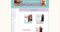 Desktop Screenshot of maternitycollections.com
